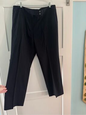 Calvin Klein Black Straight Leg Trousers